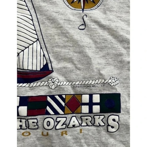 Vintage Alore Lake Of The Ozarks Shirt Mens XXL Single Stitch Made In USA Tee 90 - Picture 8 of 12